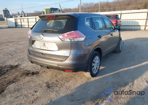 2016 Nissan Rogue S z USA, uszkodzony, nr VIN KNMAT2MV4GP647788